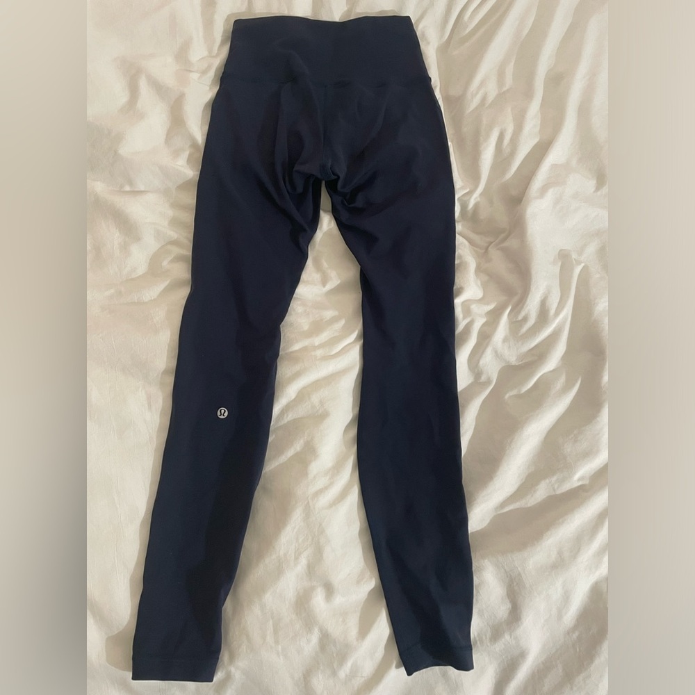 Navy Lululemon Leggins Size 6